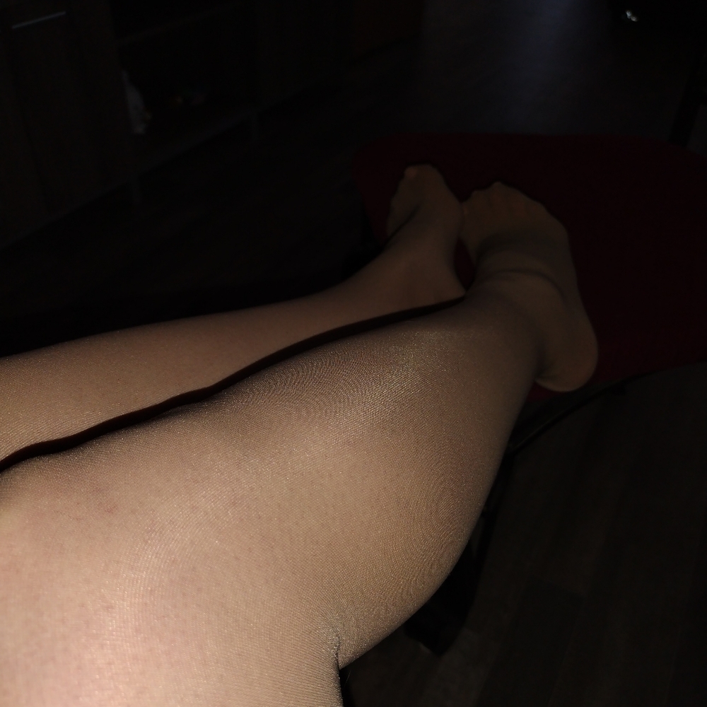 Worn Nude tights